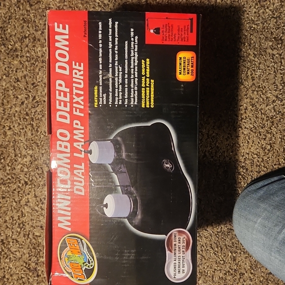 MINI COMBO DEEP DOME DUAL LAMP FIXTURE - Picture 2 of 8